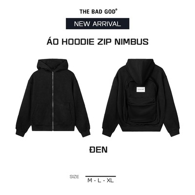 [NEW ARRIVALS 2025] Áo hoodie zip The Bad God Nimbus