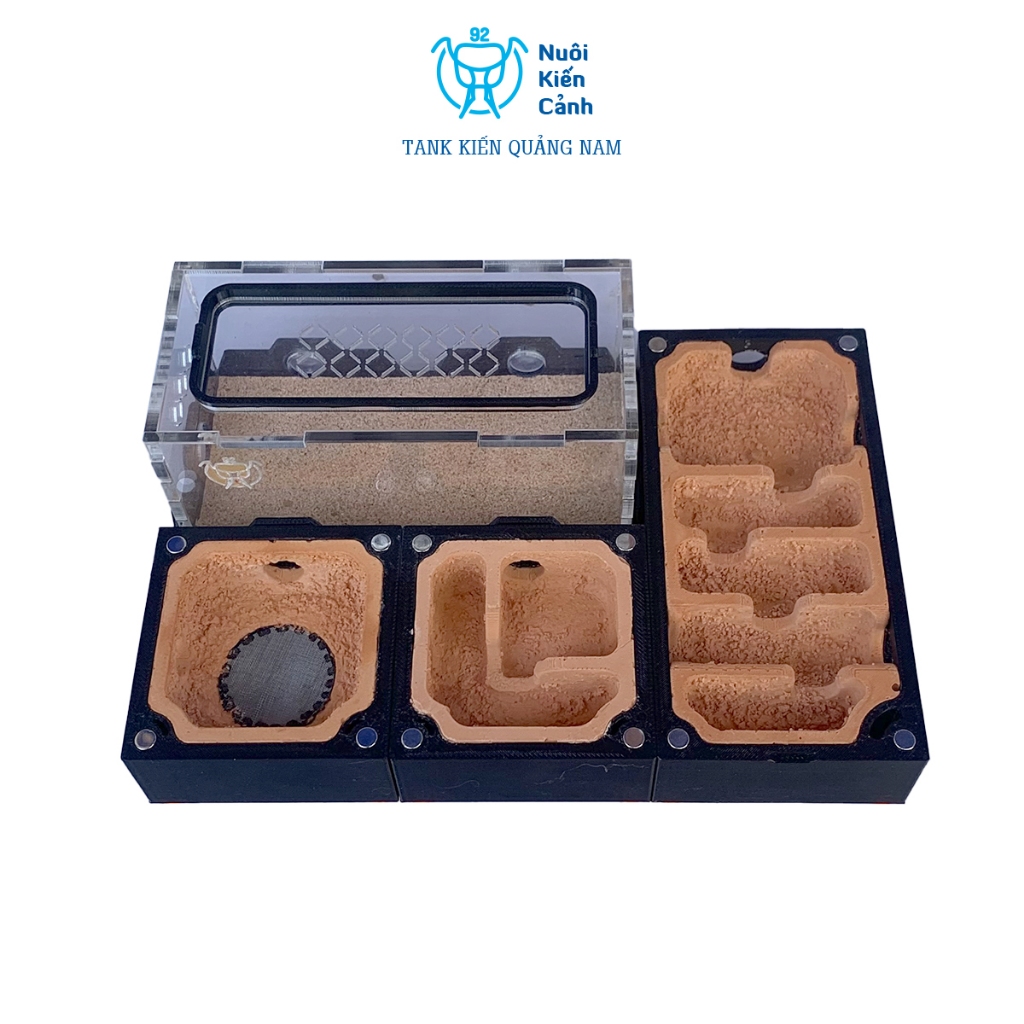 Tank Nuôi Kiến in 3d Nest Thạch Cao Định Hình Mở Rộng Vô Hạn IN3d-04