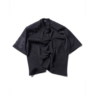  Áo thun "GOLDIE PANELED PADDED" màu đen 100% cotton 