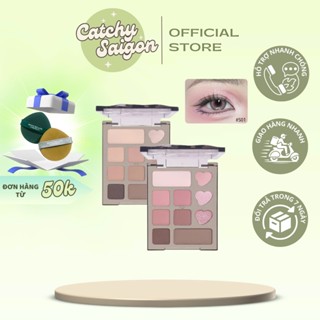   VEECCI  Bảng Mắt VEECCI 10 Ô Mini Bỏ Túi Nhũ Mịn Lì Tone Màu Tự Nhiên 4.2g 