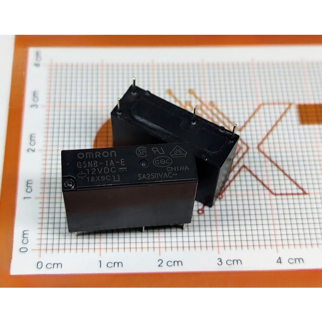 G5NB-1A-E-12VDC Omron Relay 5A 12V 4 chân