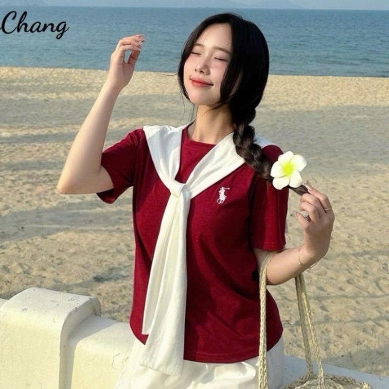 Set 3 Món Váy Áo Kèm Khăn Chân Váy Xếp Li