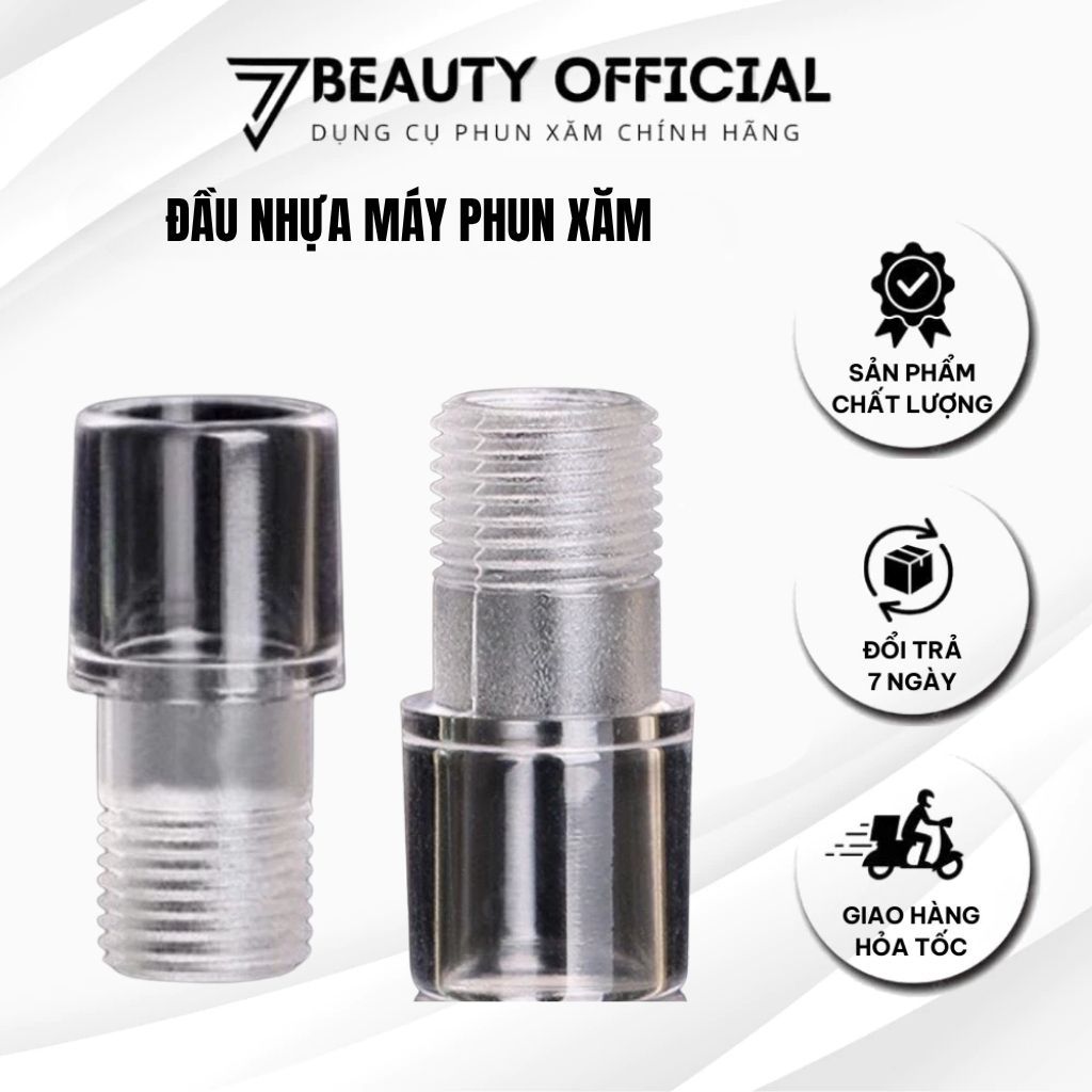 [1C]Đầu Nhựa máy Phun Xăm ( Phổ thông, Tiny, Pin tích , Gù)