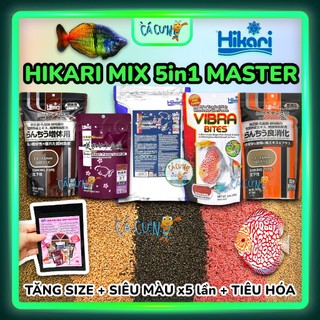  Cám chìm HIKARI MIX 5in1 MASTER - Thức ăn toàn diện cá dĩa cầu vồng thần tiên thủy sinh  CAO CẤP  