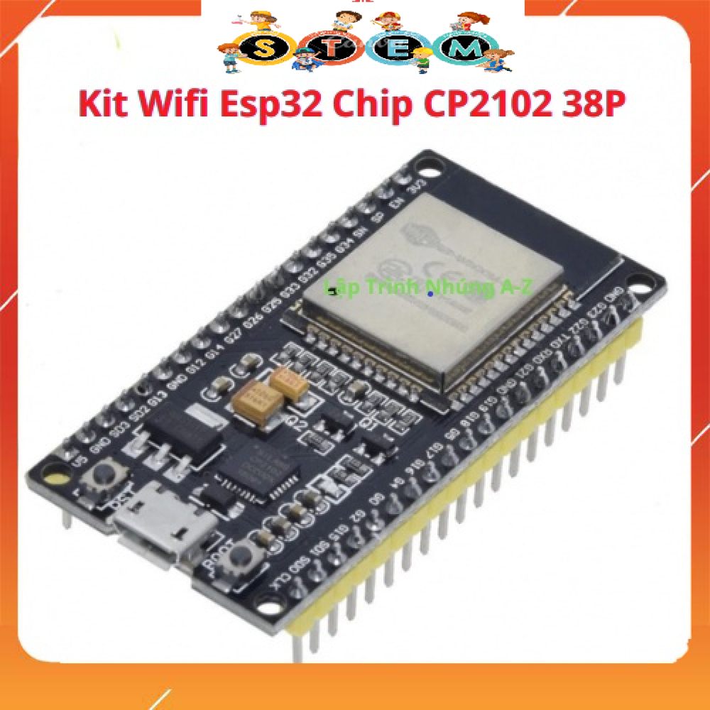[Stem A-Z][113] Kit Wifi Esp32 Chip CP2102 38P