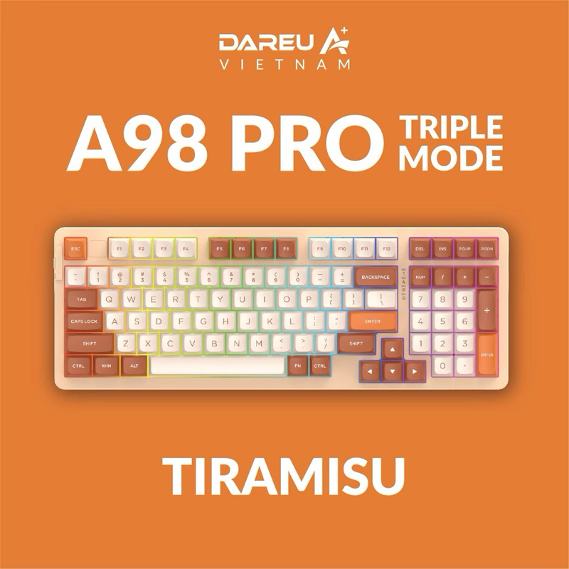 Bàn phím cơ không dây DAREU A98 PRO 3 MODE ( NEW )