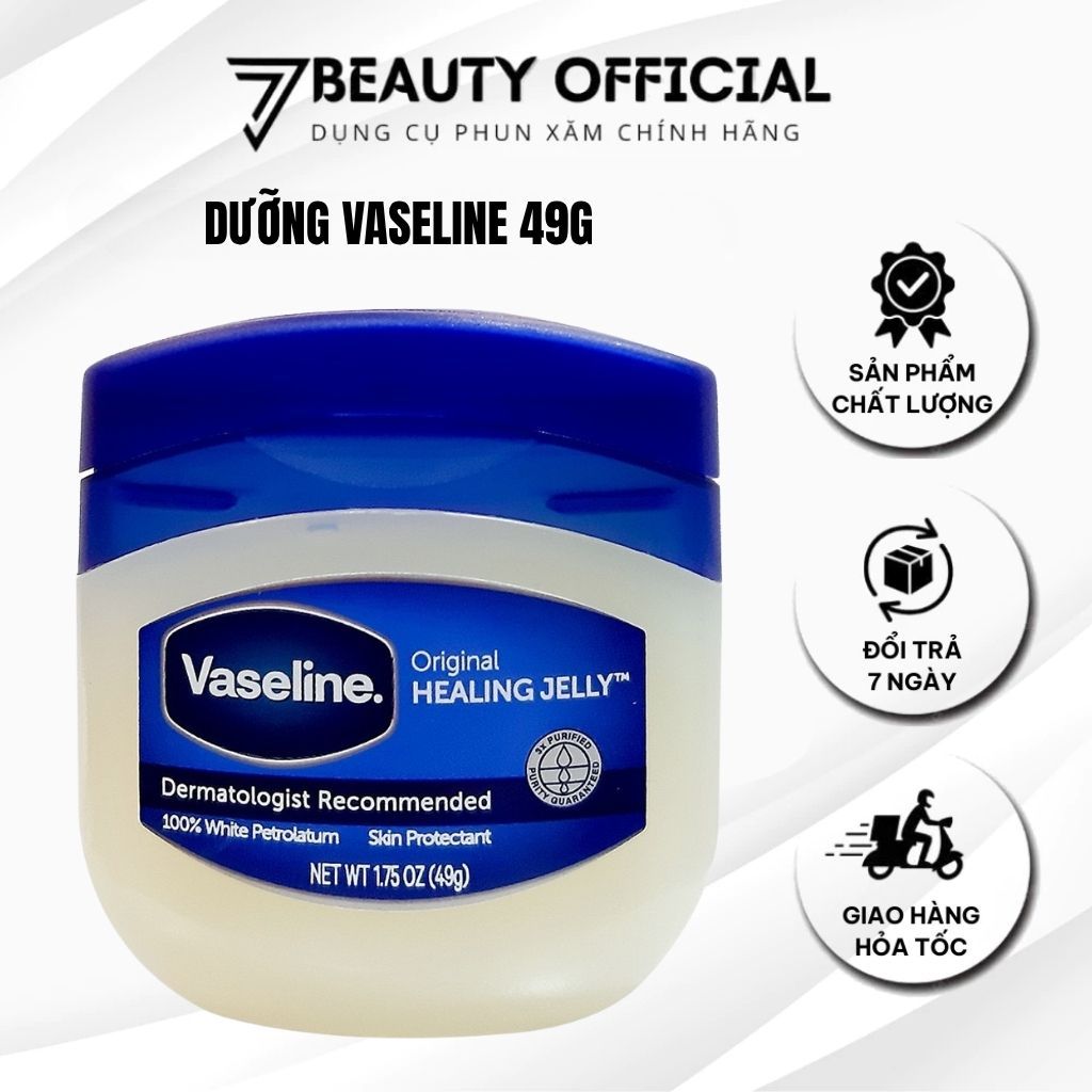 Vaseline hũ 42g Chính Hãng – Sáp Dưỡng Ẩm Cho Da Mềm Mịn, Khỏe Mạnh