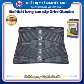 Đai lưng cột sống Orbe Olumba cao cấp hỗ trợ tổn thương cột sống thắt lưng, thoái hóa & thoát vị đĩa đệm