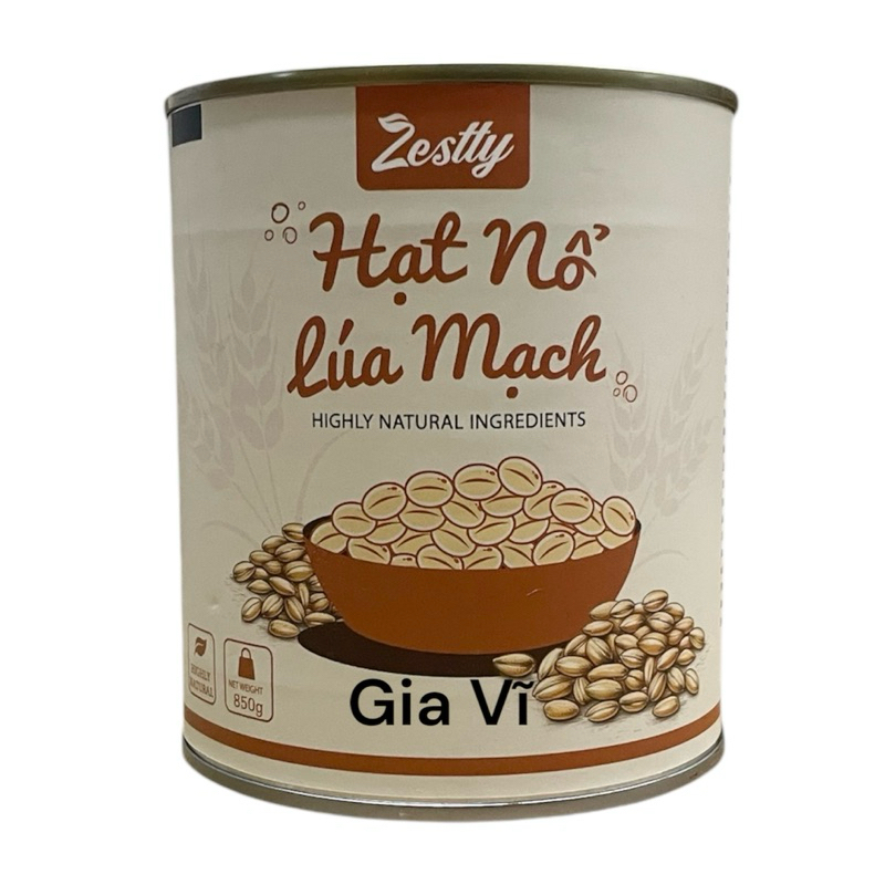 Hạt Nổ Lúa Mạch Zestty 850g