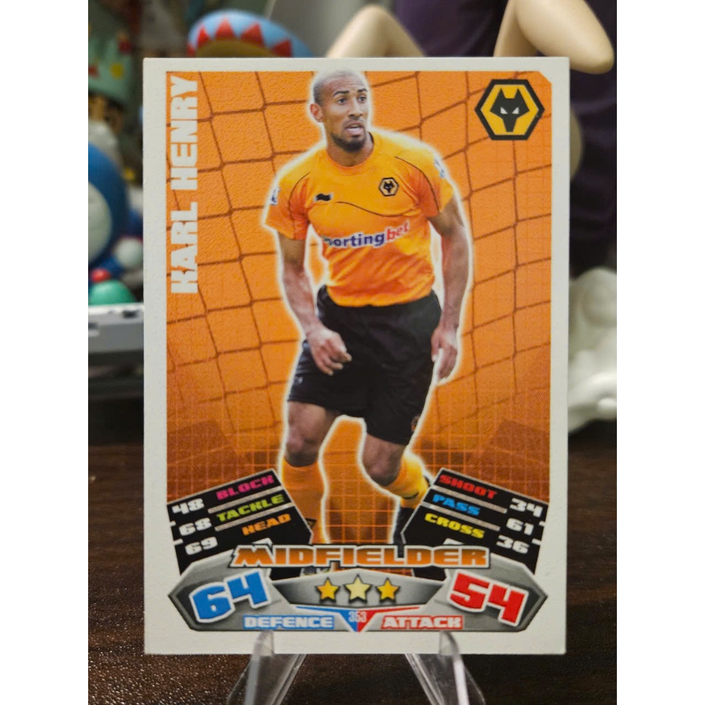 Thẻ Karl Henry Topps Match Attax 2011/2012 (Wolves) (11/12)