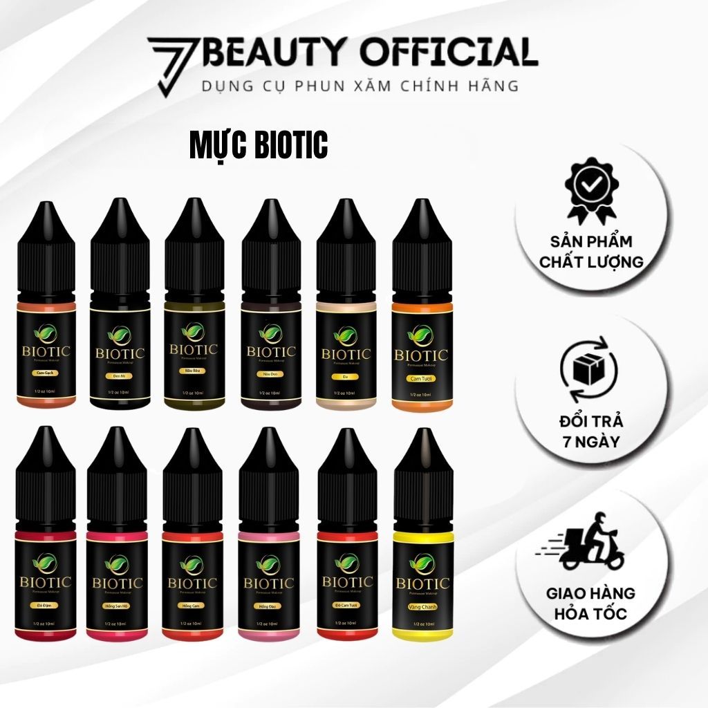 Mực Biotic Phun Xăm Thẩm Mỹ