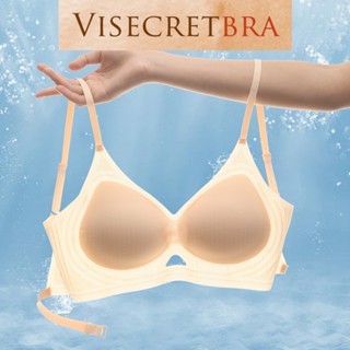 Áo Lót Áo Ngực Bra Nữ Su Đệm Mút Thoáng Khí Nâng Ngực Mịn Không Lộ Viền Không Gọng Hở Lưng -- 240856