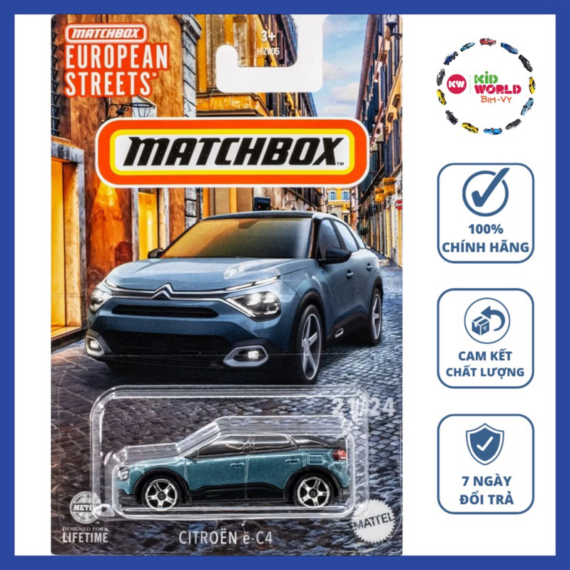 Xe mô hình Matchbox European Streets Series Citroen e-C4 HVV42.