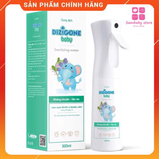 Xịt kháng khuẩn Dizigone Baby vệ sinh đồ chơi, bình sữa, núm ti giả an toàn cho bé 300ml
