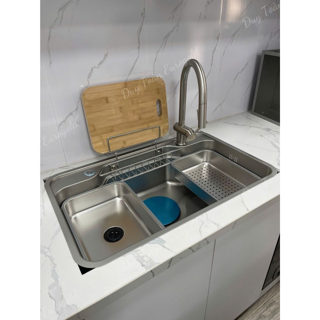 Chậu rửa bát Kluger KF7848FS – S78 Plus, Chậu rửa 1 hố chống xước KT 78x48