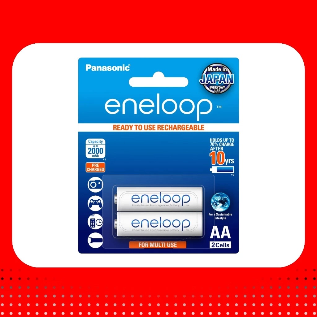 Pin sạc AA Panasonic Eneloop 2000 mAh