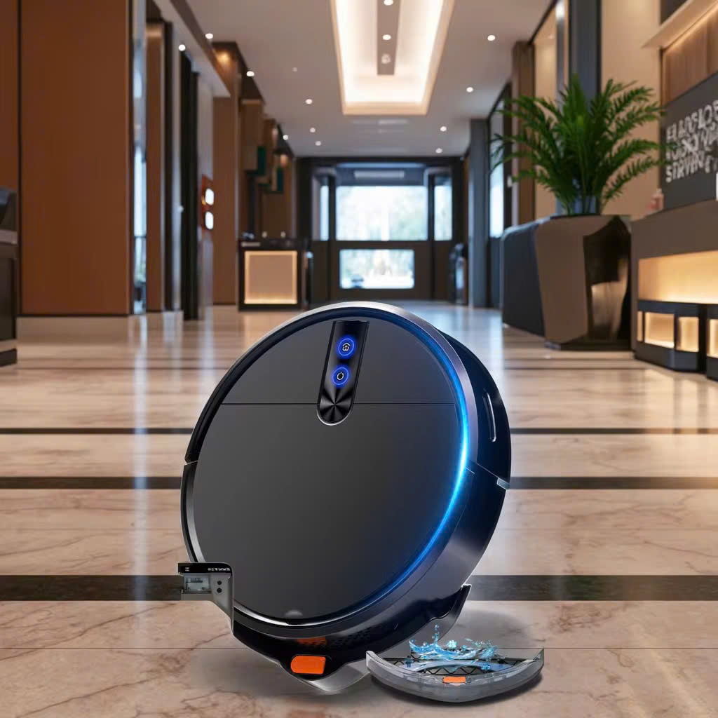 Robot Hút Bụi Lau Nhà D3 - 001 - Lau Quét Nhà- Điều Khiển Thông Minh - APP Tiếng Việt - Tự Động Sạc - Bảo Hành 24 Tháng