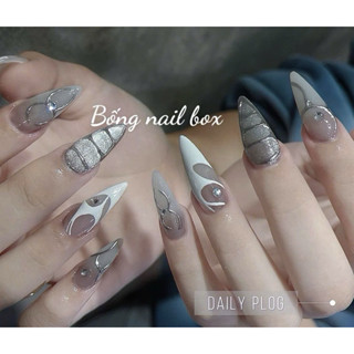 Nail box thiết kế thủ công móng úp ( HOẢ TỐC HCM ) B389