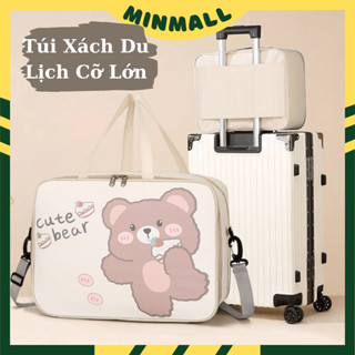 Túi Du Lịch Xách Tay Dựng Quần Áo Chống Nước Cỡ Lớn, Túi Xách Đựng Đồ Đa Năng Có Quai Cài Vali