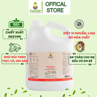 Nước Ngâm Rau Củ Quả Sinh Học FUWA3E 3.8L-  100% Thành Phần Tự Nhiên  Enzyme Từ Dứa Làm Sạch Thực Phẩm