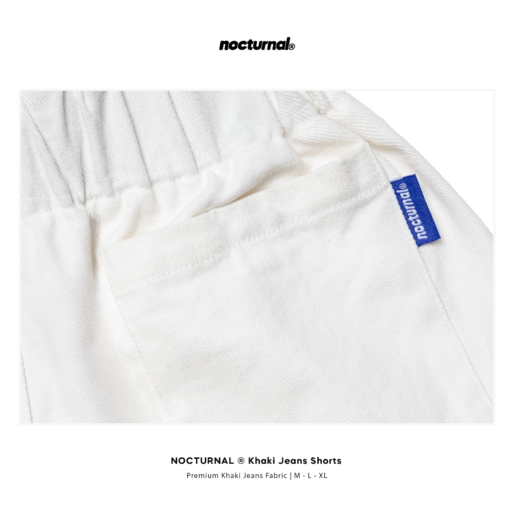 Quần Short Kaki Jeans Xếp Li Form Ngang Gối NOCTURNAL Kaki Jeans Shorts Unisex Nam Nữ Local Brand | BigBuy360 - bigbuy360.vn