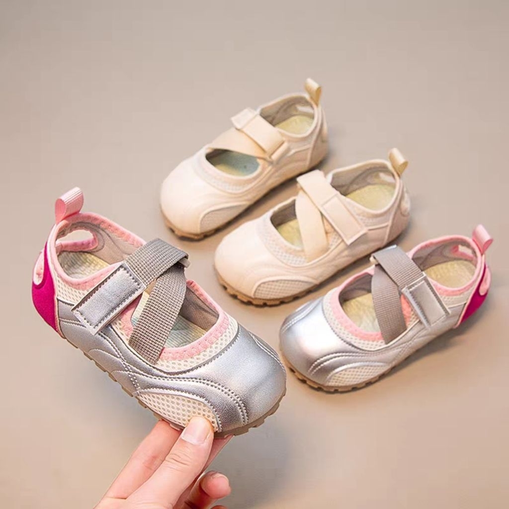 (Sz 23-36) Giày thể thao- Giày cho bé da PU trần bền, êm chân quai dán YZ002 Chuẩn loại 1