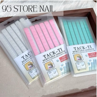 Keo đất sét nail, keo đa năng gắn móng giả tập vẽ , keo xanh dán móng giả