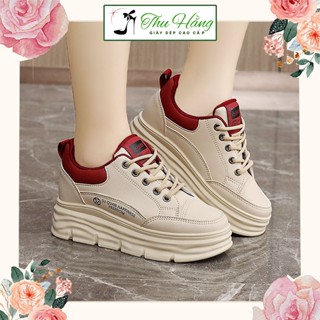   HÀNG LOẠI I  Giày Bata Nữ Đế Cao 5cm Giày Thể Thao Nữ Độn Đế Thoáng Khí Kiểu Dáng Hàn Quốc 
