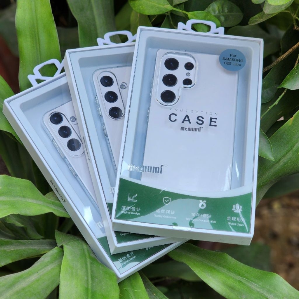 Ốp lưng memumi trong suốt cho samsung S25,S25 plus,S25 ultra ốp trong cứng không ố vàng