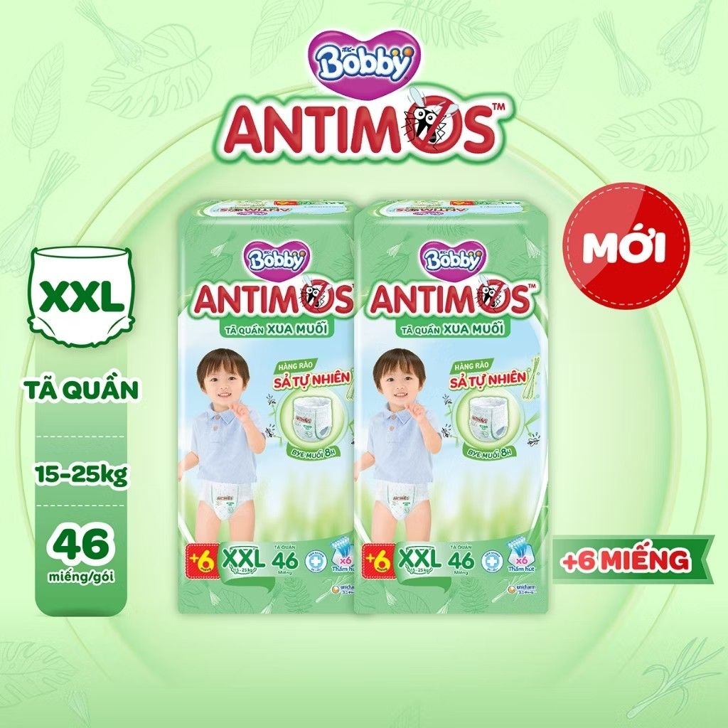Combo Bỉm Quần Bobby Antimos M104/L104/XL104/XXL104