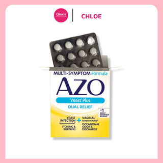  Viên uống AZO Yeast Plus Dual Relief hỗ trợ sức khỏe phụ nữ 