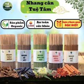 Nhang Thảo Mộc Tuệ Tâm 1KG. Nhang Khuynh Diệp Vỏ Quế, Bồ Kết, Bách Thảo(Trầm Bắc), Trầm Hương (mua 1 tặng 1)