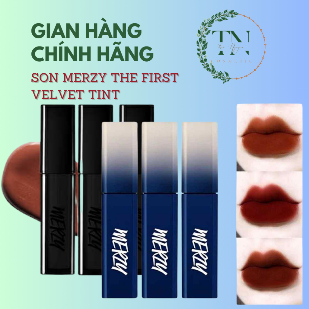 [XẢ HÀNG] SON KEM MERZY NOIR IN THE VELVET TINT, THE FIRST VELVET TINT