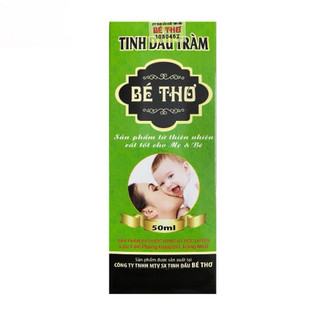 Tinh Dầu Tràm Bé Thơ 50ml, Dầu Tràm Nguyên Chất Cho Bé Sơ Sinh Phòng Cảm Cúm, Cảm Lạnh, Giữ Ấm Cơ Thể