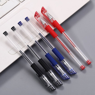 Bút bi gel ngòi 0.5mm có đệm cao su chống trơn ruột thể thay thế mực ra đều nét chữ đẹp