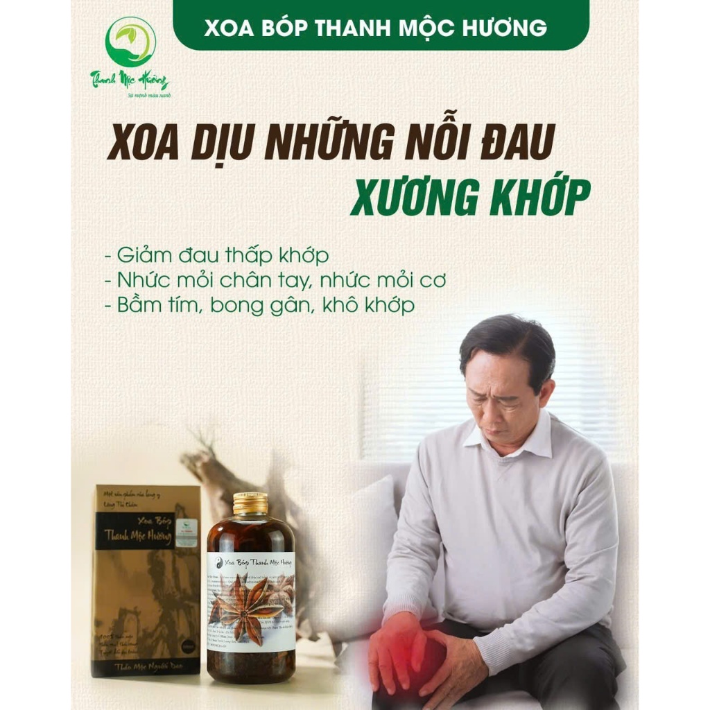[100% chính hãng] Xoa Bóp Thanh Mộc Hương