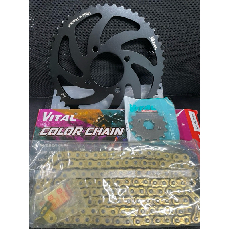 Nhông sên dĩa Gpx Legend 150 - Gpx Legend 150Fi -Xài Sên Phốt Cao Su Chính Hãng Vital