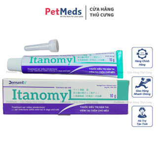 ITANOMYL Kem Bôi Trị Rận Tai, Viêm Tai Trên Chó Mèo - Tuýp 10gr