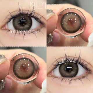  Lens Kính áp tròng 210 Brown LUNA EYES giãn to 14.5mm JOLLY STORE 