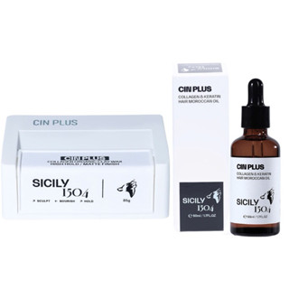 Sáp vuốt tóc Nam tạo kiểu cứng mờ CINPLUS CLAY WAX SICILY 1504 - Hũ 30/85g