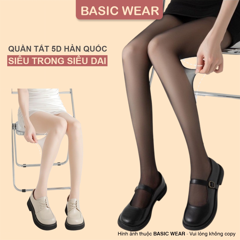 Quần Tất Da Chân Nữ 5D Siêu Trong Siêu Dai Thật Chân 5D Hàn Quốc