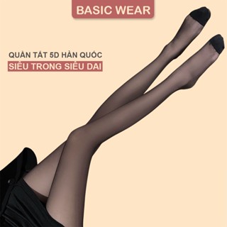 Quần Tất Giấy Nữ Tàng Hình Siêu Thật Chân Siêu Mỏng Siêu Dai 5D Hàn Quốc