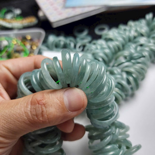 NHẪN Đ.á C.ẩm t.hạch màu lam nhạt -AnhGemmie