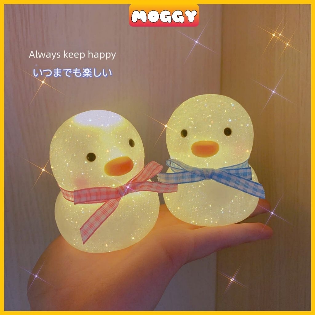 Vịt Mini Trang Trí, Quà Tặng Dễ Thương, Đèn Ngủ Mini