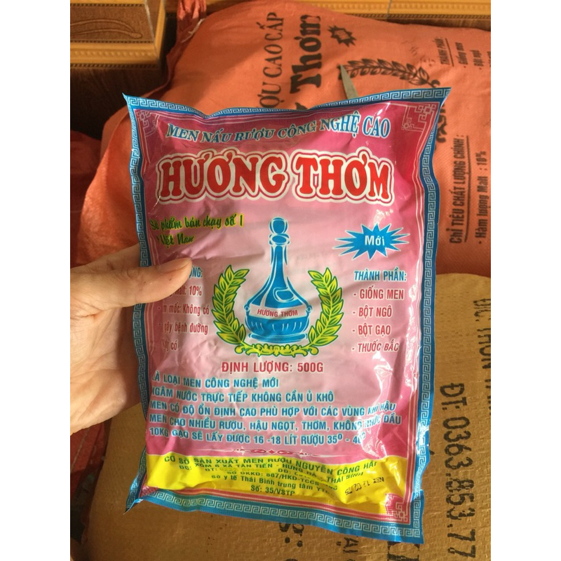 MEN HƯƠNG THƠM - MEN NẤU RUOU GÓi 500g (có giá sỉ)