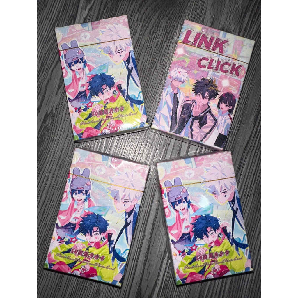 SẴN Người đại diện thời gian / Link Click | Hộp thẻ card laser 50 tấm (mới) / lomocard card bo góc