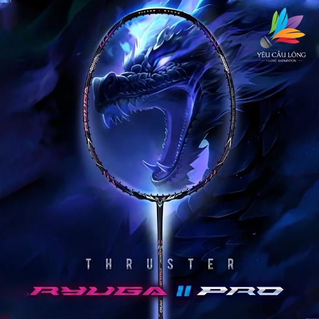 Vợt Cầu Lông Victor Ryuga 2 Pro Full Carbon - Căng Sẵn 11kg, Max 13kg (Tặng Kèm 3 Phụ Kiện)