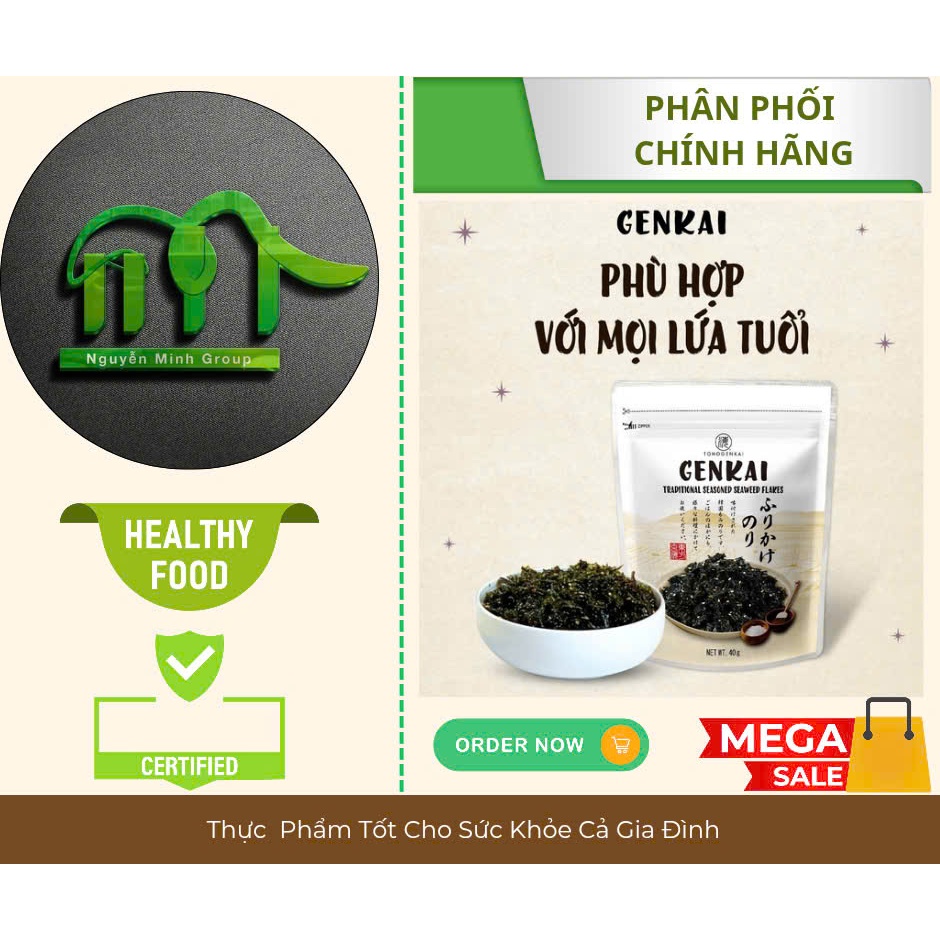 Rong Biển Trộn Cơm Truyền Thống Genkai 40g