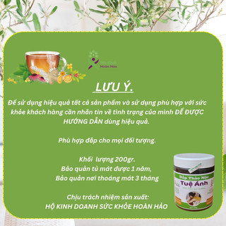 ĐẮP THẢO MỘC TUỆ ÁNH - SỨC KHOẺ HOÀN HẢO