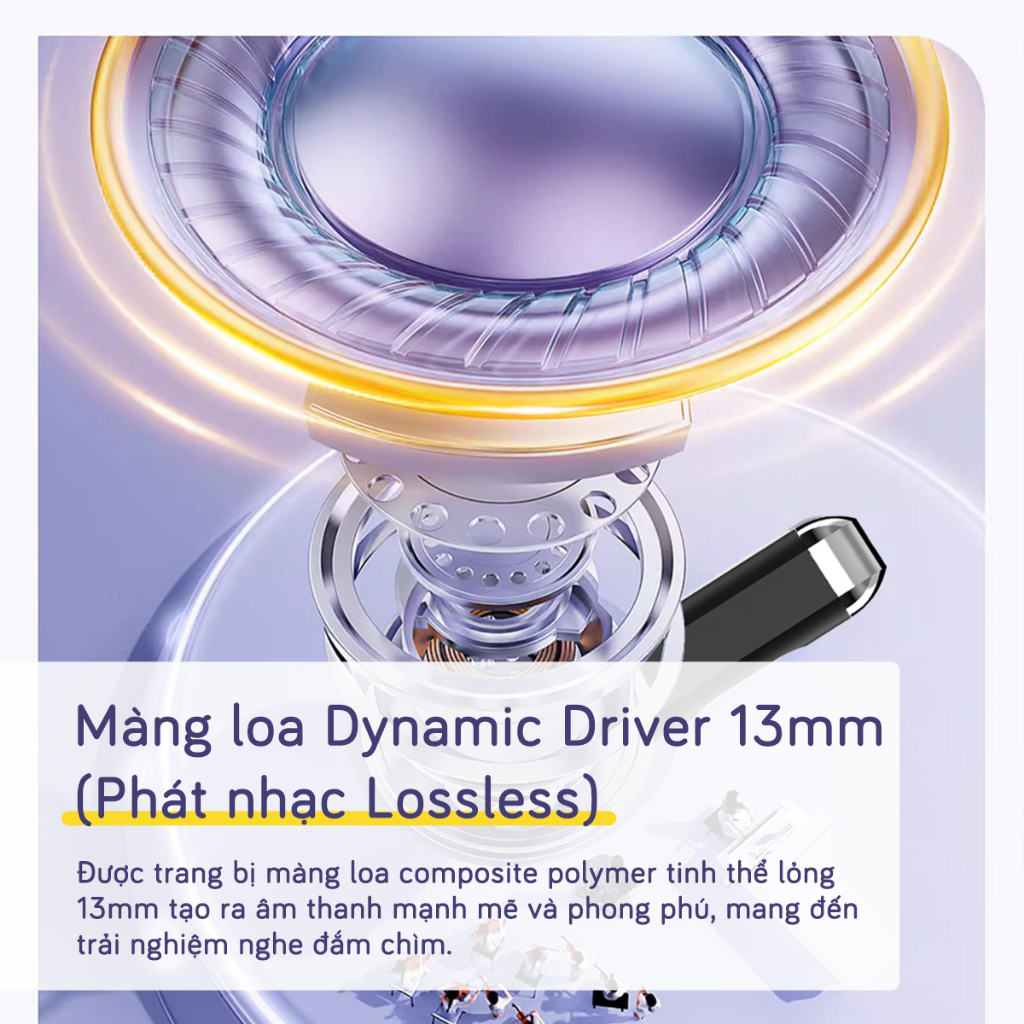 Tai nghe True Wireless StarGO Tune Bluetooth 5.4 màn loa Dynamic Driver 13mm phát nhạc Lossless | BigBuy360 - bigbuy360.vn